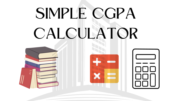 Simple cgpa calculator